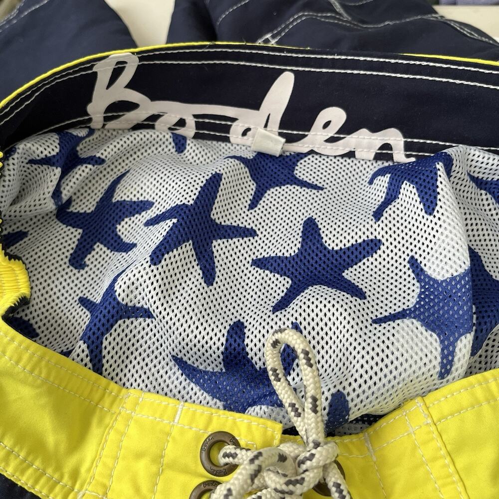 Boden Swim Board Shorts Men's Size 36 Trunks Surfwear Beach Inseam 10" Navy - Picture 9 of 9